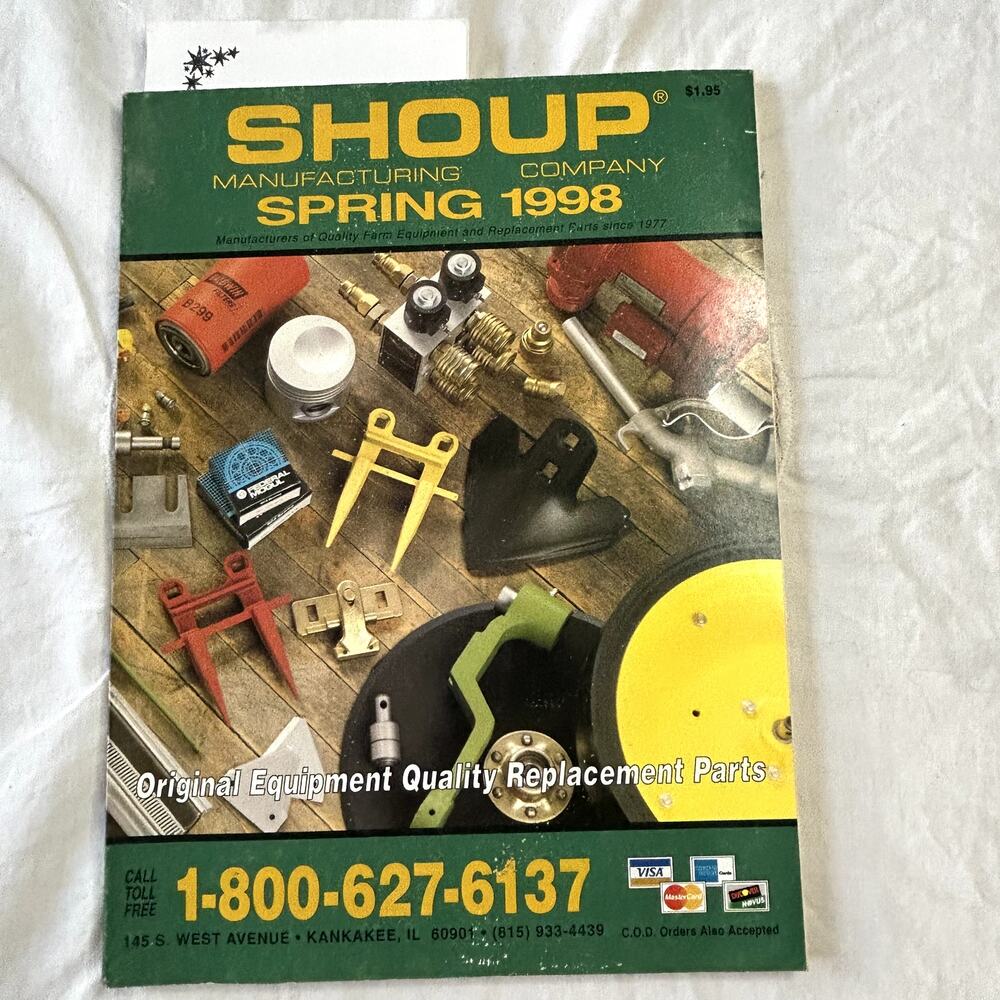 SKU 1653 Shoup Spring 1998 Farm Replacement Parts Catalog